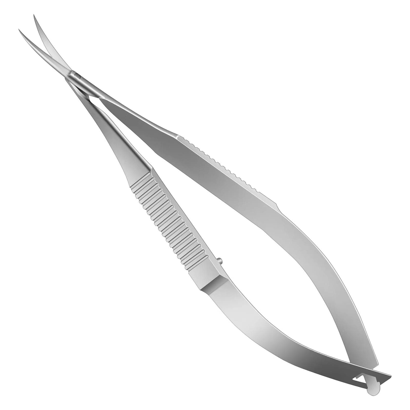 Cuticle Scissors Extra Fine Curved Nail Scissors Professional Precise Pointed Tip Grooming kit for Eyebrow Eyelash Finger Toe Nail Care