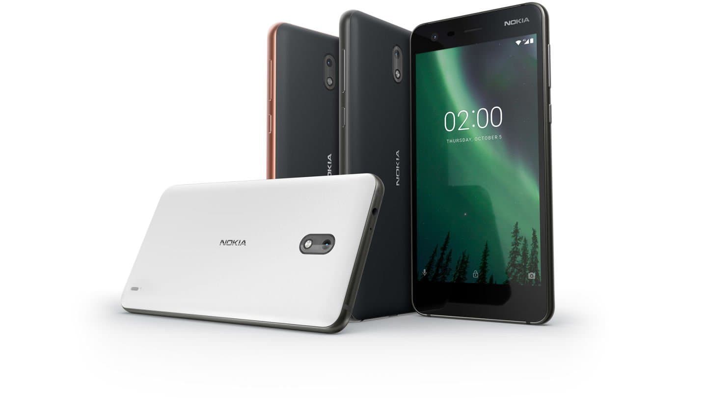 Nokia 2 (Pewter/Black, 1GB RAM, 8GB Storage)
