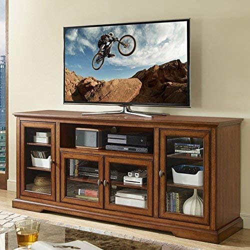 - Sheesham Solid Wood Natural Finishing Tv Entertainment Unit for Home Ample Storage, Natural Finish, and Modern Design| for Bedroom - 18X70X30 Inch