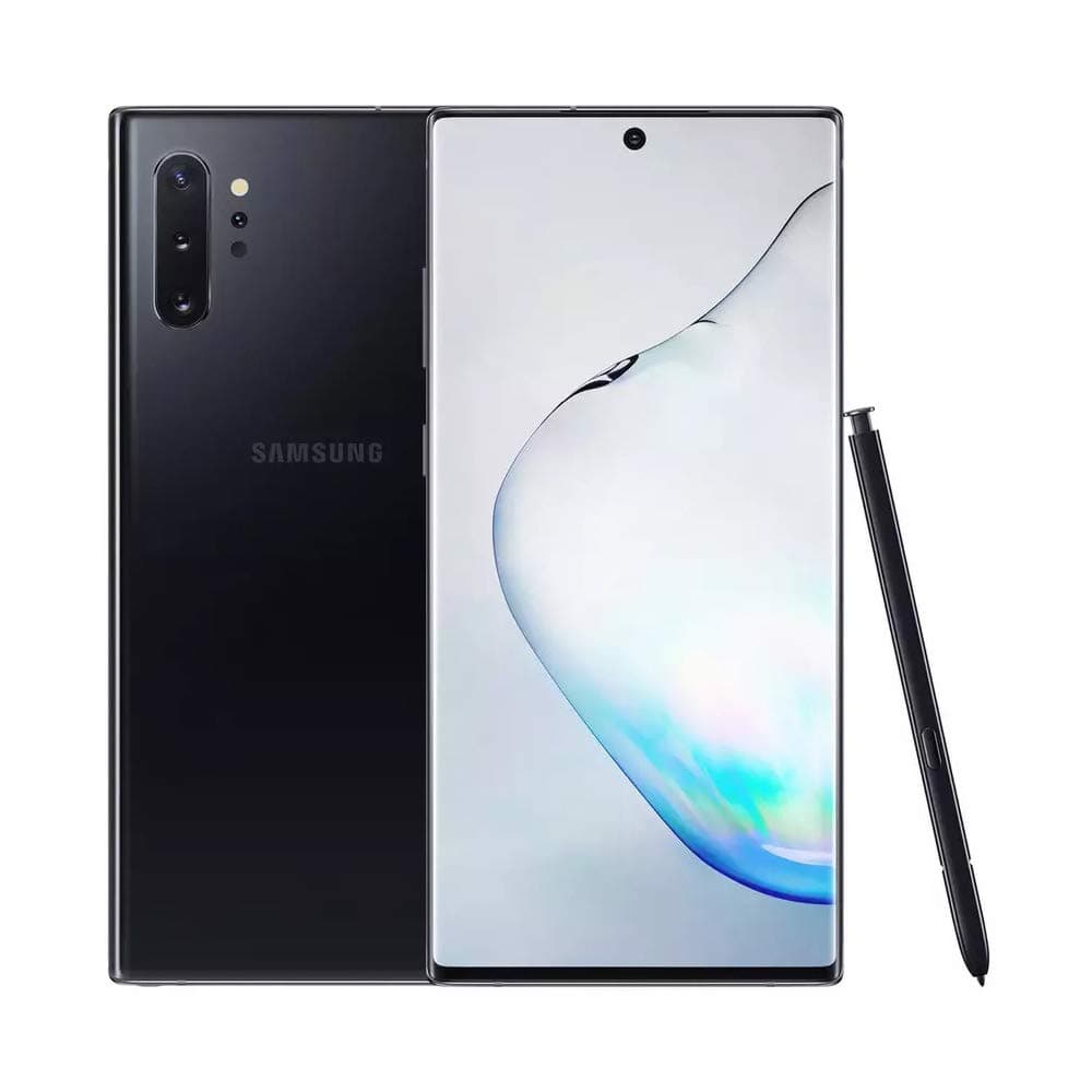 Samsung Galaxy Note10+ Mobile Phone; Sim Free Smartphone - Aura Black, (UK Version)