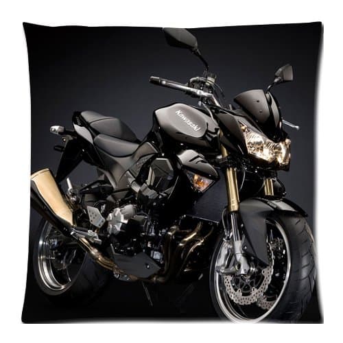 Kawasaki Z1000 Custom Zippered Pillow Cases 18"x 18"(Twin sides)