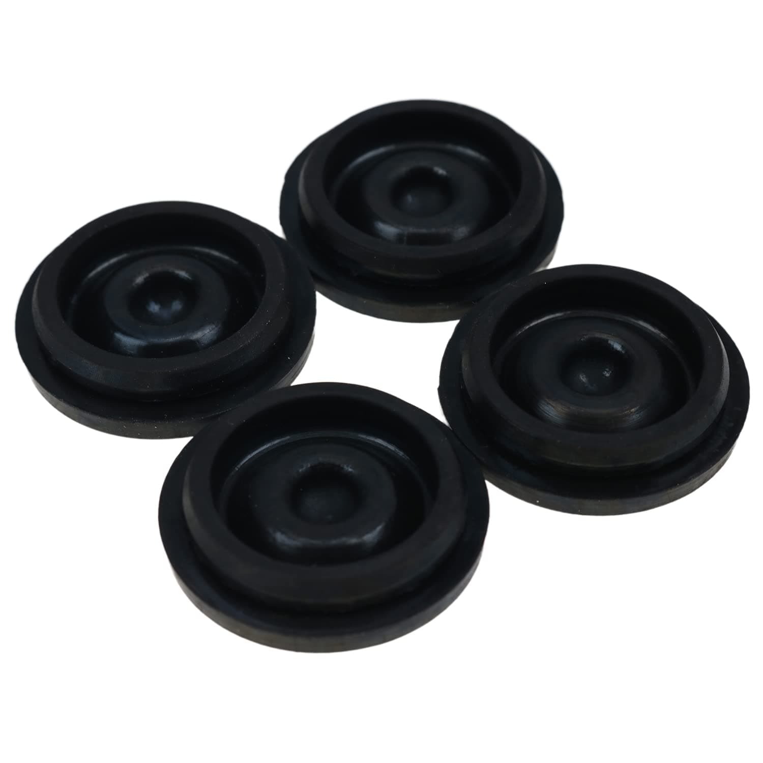 AIVWUMOT 4 Pack 1.98" Trailer Axle Wheel Rubber Grease Plugs Hub Dust Cap Fits for Most 2000 to 3500 Pound Dexter EZ Lube Trailer Camper Axle