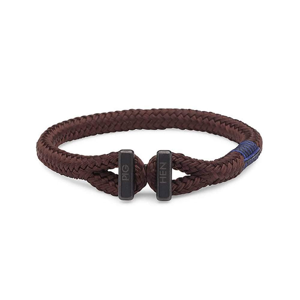 Pig & Hen Men Stainless Steel Rope Bracelet - P22-70000-L