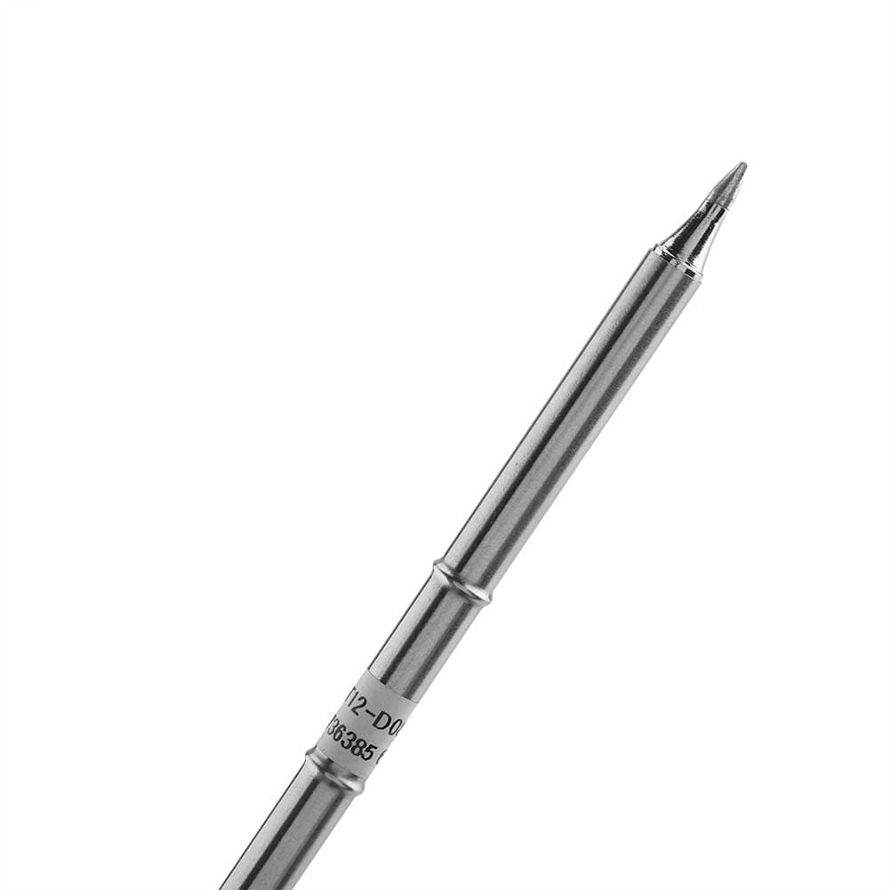 Soldering Station Tip, Soldering Tip, 10 Types Of Soldering Tips T12 Series Soldering Station Accessories for Lower Temperature Soldering FX-951 Rework Station(T12-D08)