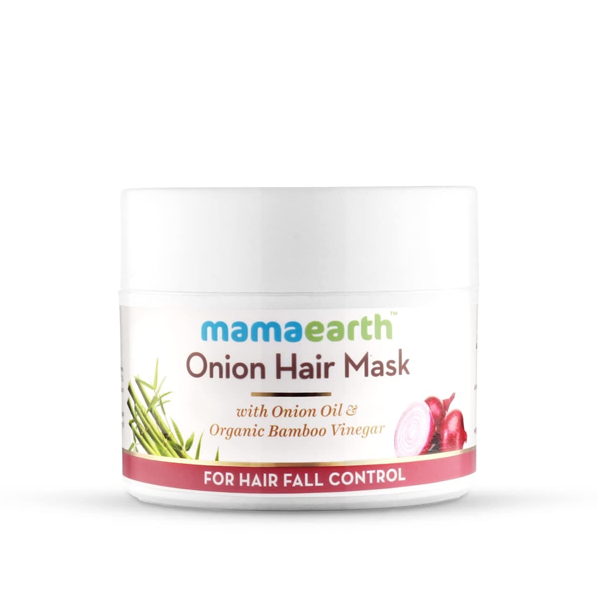 Onion Hair Mask - 200 g | With Onion Oil and Organic Bamboo Vinegar | For Hair Fall Control | Reduces Hair Fall | Repairs Damaged Hair