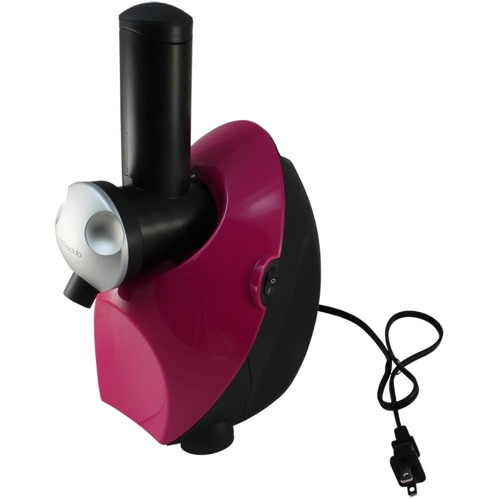 Cooks Club Frozen Fruit Dessert Maker (Strawberry Pink Color) Easy, Delicious, 100% Frozen Fruit!