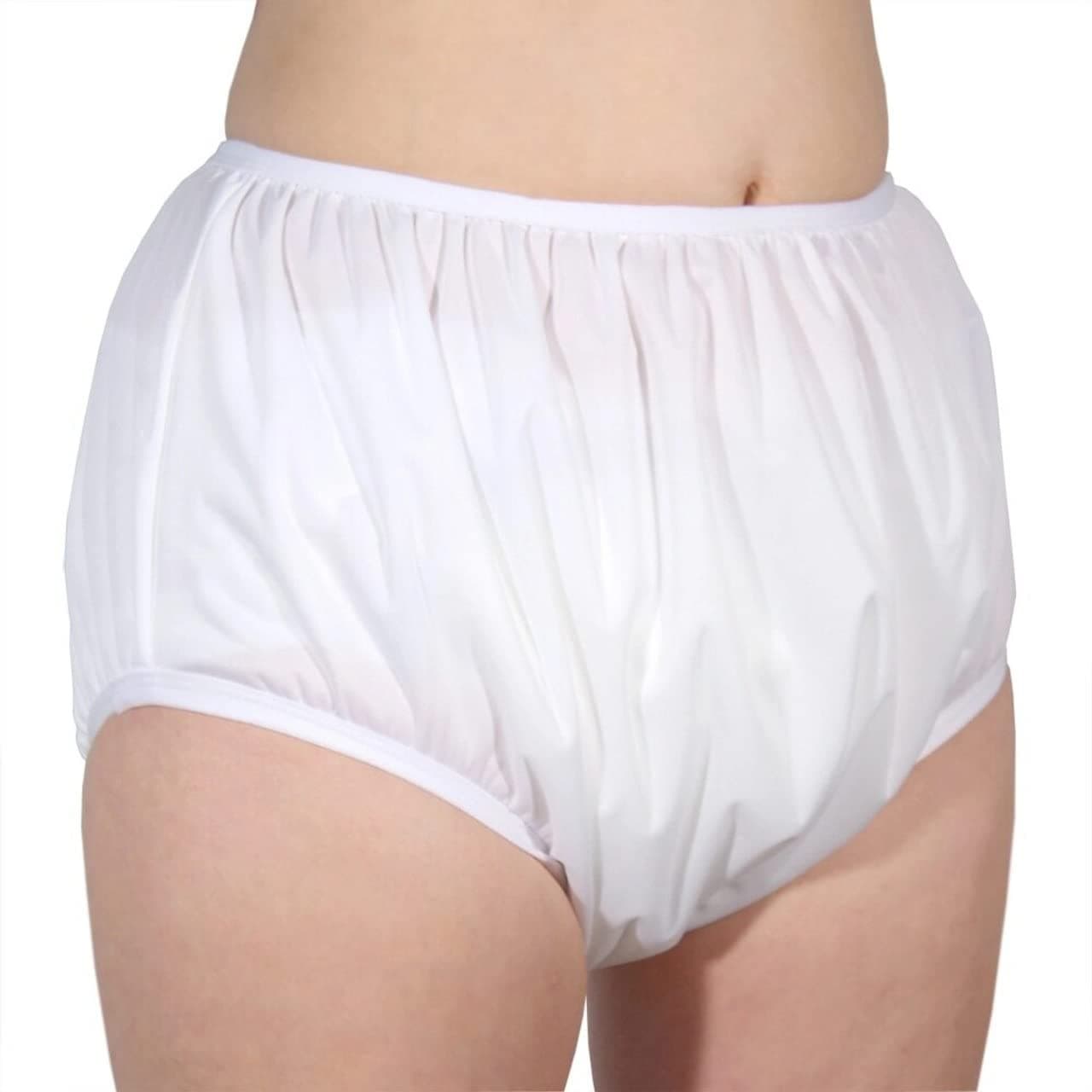 Adult Pull-On Over Pants Waterproof Incontinence Brief I Washable Leak Resistant I- Unisex - Soft, Noiseless I Swim Brief I Bedwetting Brief (2XL)