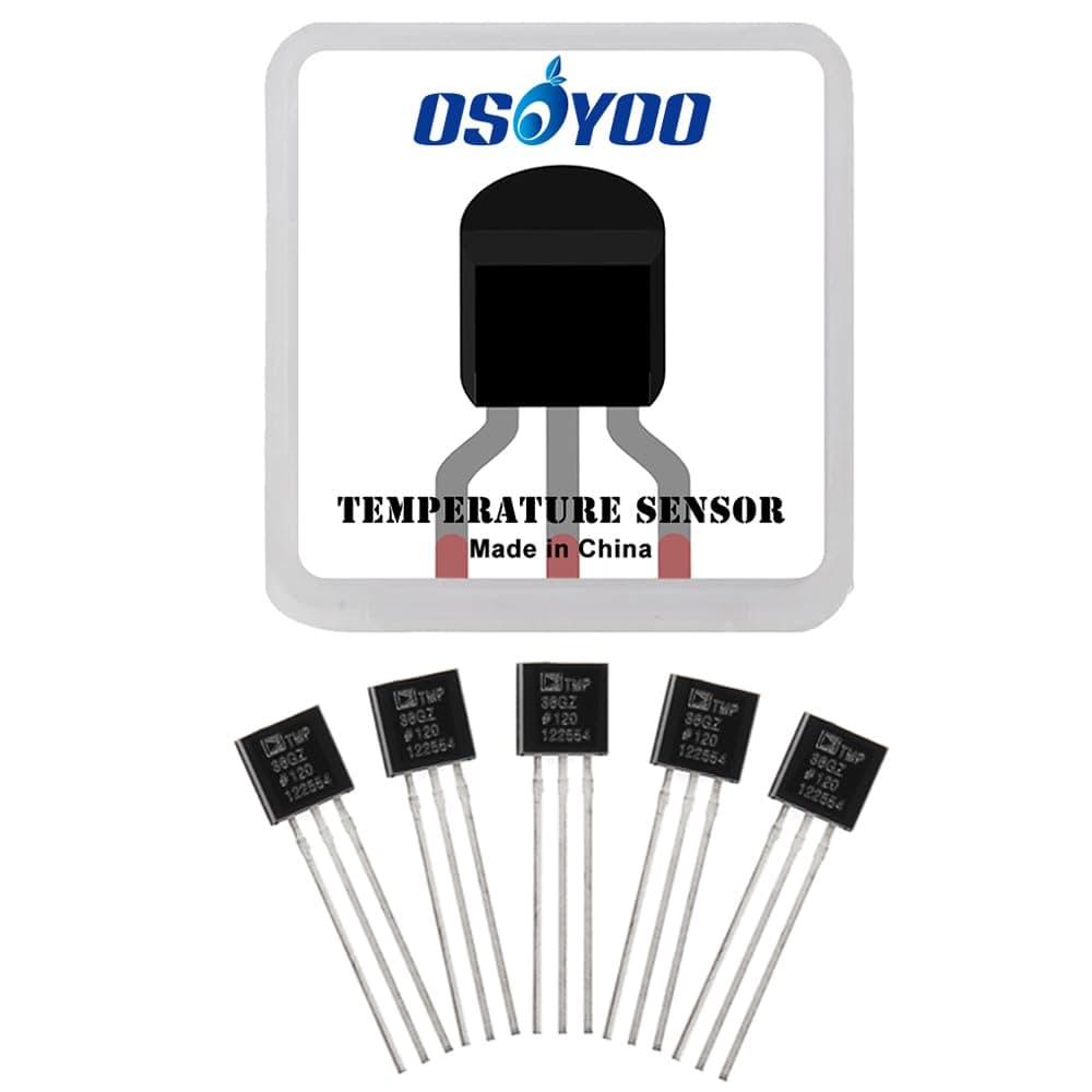 5X TMP36 Temperature Sensors Low Voltage Low self-Heating Precision Linear Analog Output for Arduino Raspberry Pi