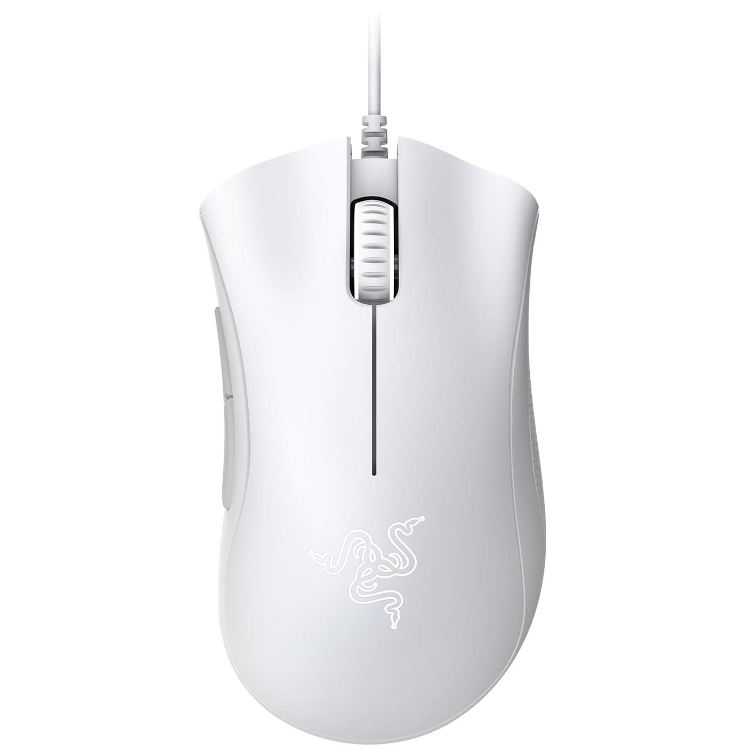 Razer DeathAdder Essential (2021) - Wired Gaming Mouse (Optical Sensor, 6400 DPI, 5 Programmable Buttons, Ergonomic Form Factor) White