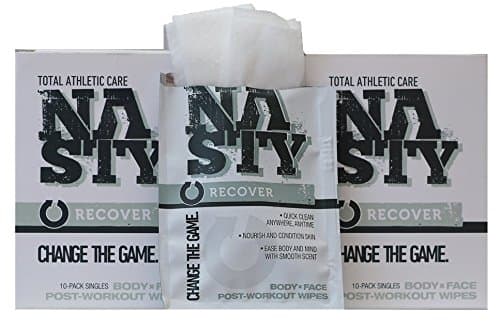 Body Wipes for Men, Women, & Teens, After Workout Cleansing Wipes, Extra Large(10"x12"), Individually Wrapped (20 Count)