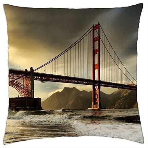 San Fransisco Bay Bridge - Throw Pillow Cover Case (18
