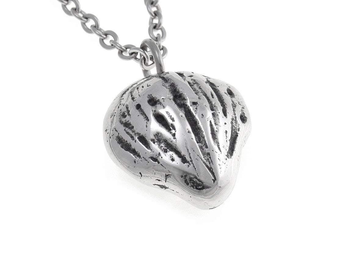 Anatomical Patella Necklace, Human Kneecap Charm, Anatomy Pendant