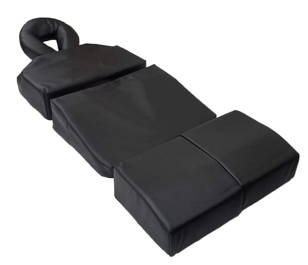 Pregnancy Massage Cushion Set Headrest Full Body Bolster Full Body Package Black