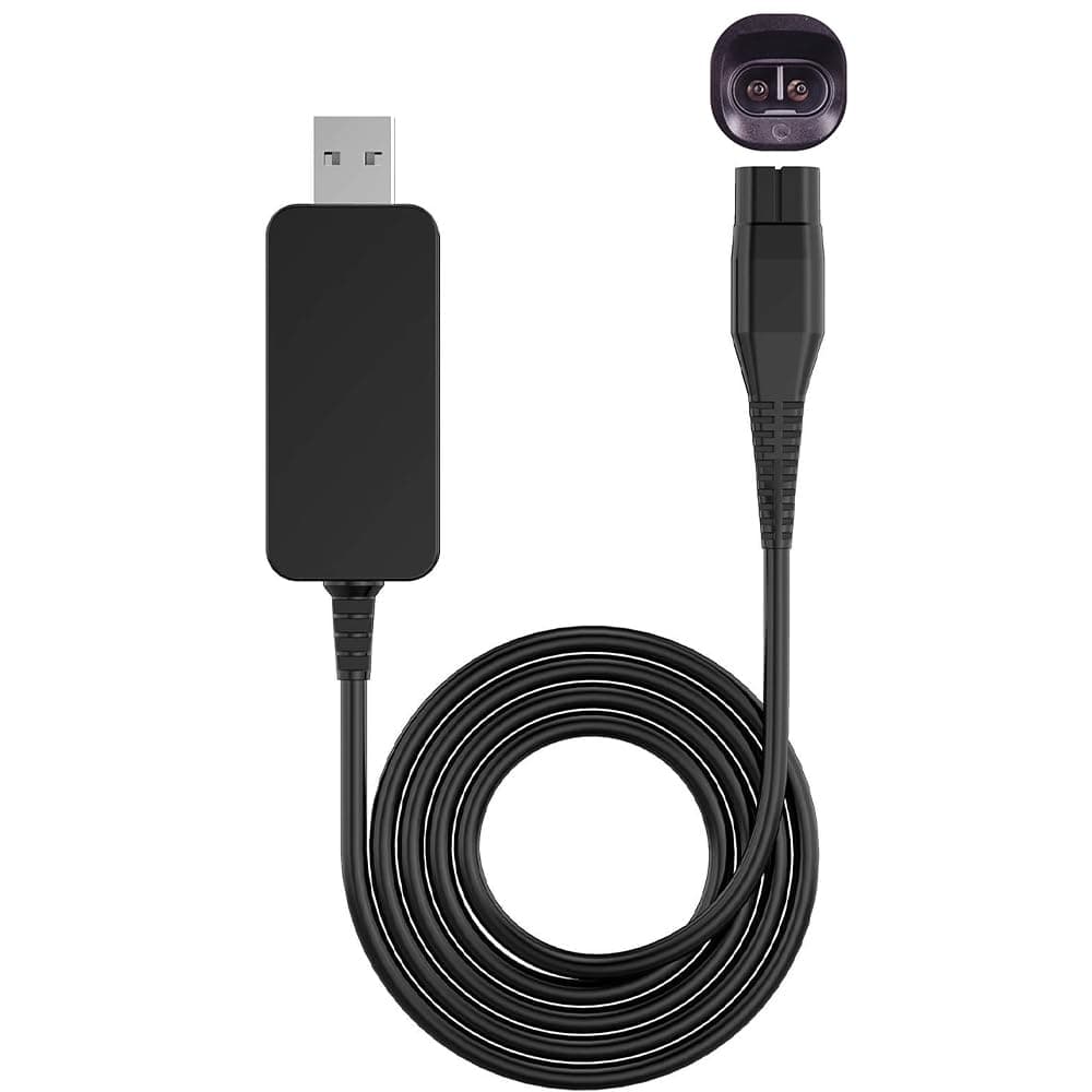 Philips One Blade Replacement Charger 4.3V USB Charging Cable for Philips Norelco One Blade QP2520,QP2620,A00390,QG3320,RQ320,RQ328,RQ330,RQ331 RQ338,RQ350,Series 1000,More
