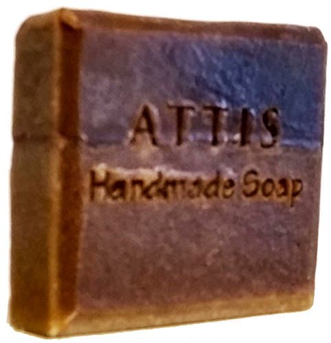 ATTIS Handmade Silk Neem Chamomile Shampoo Bar | with Chamomile & Lavender Essential Oil | Tussah Silk | Shea Butter | Sulfate Free | For Men & Women