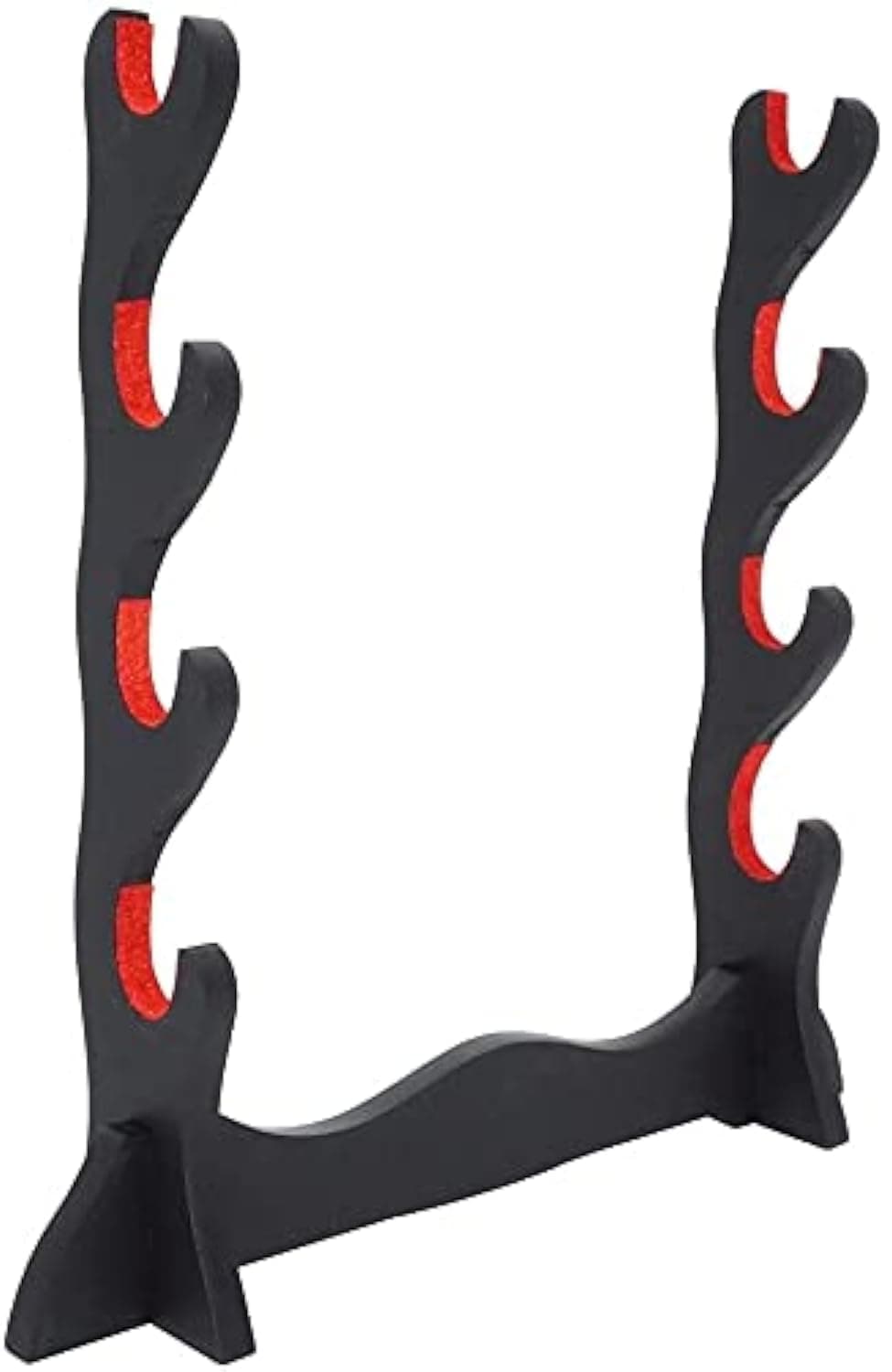 NANQUAN Gloney Sword Holder Stand, Velvet Padded Katana Stand Holder Sword Wall Mount Display Katana Wakizashi Tanto Holder