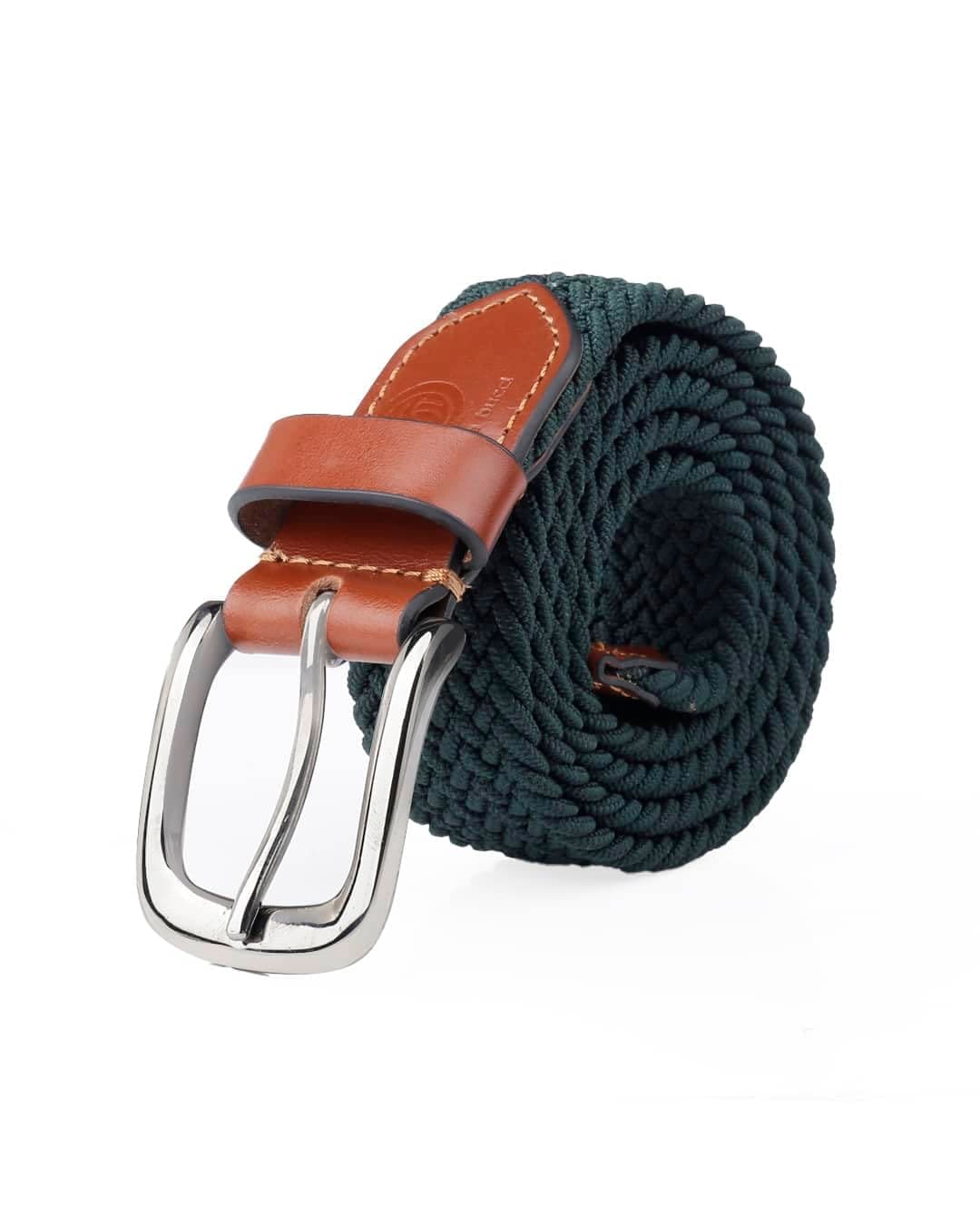 Men's Premium Elastic Braided Stretch Belt—Perfect for Golf, Casual, and Everyday Wear