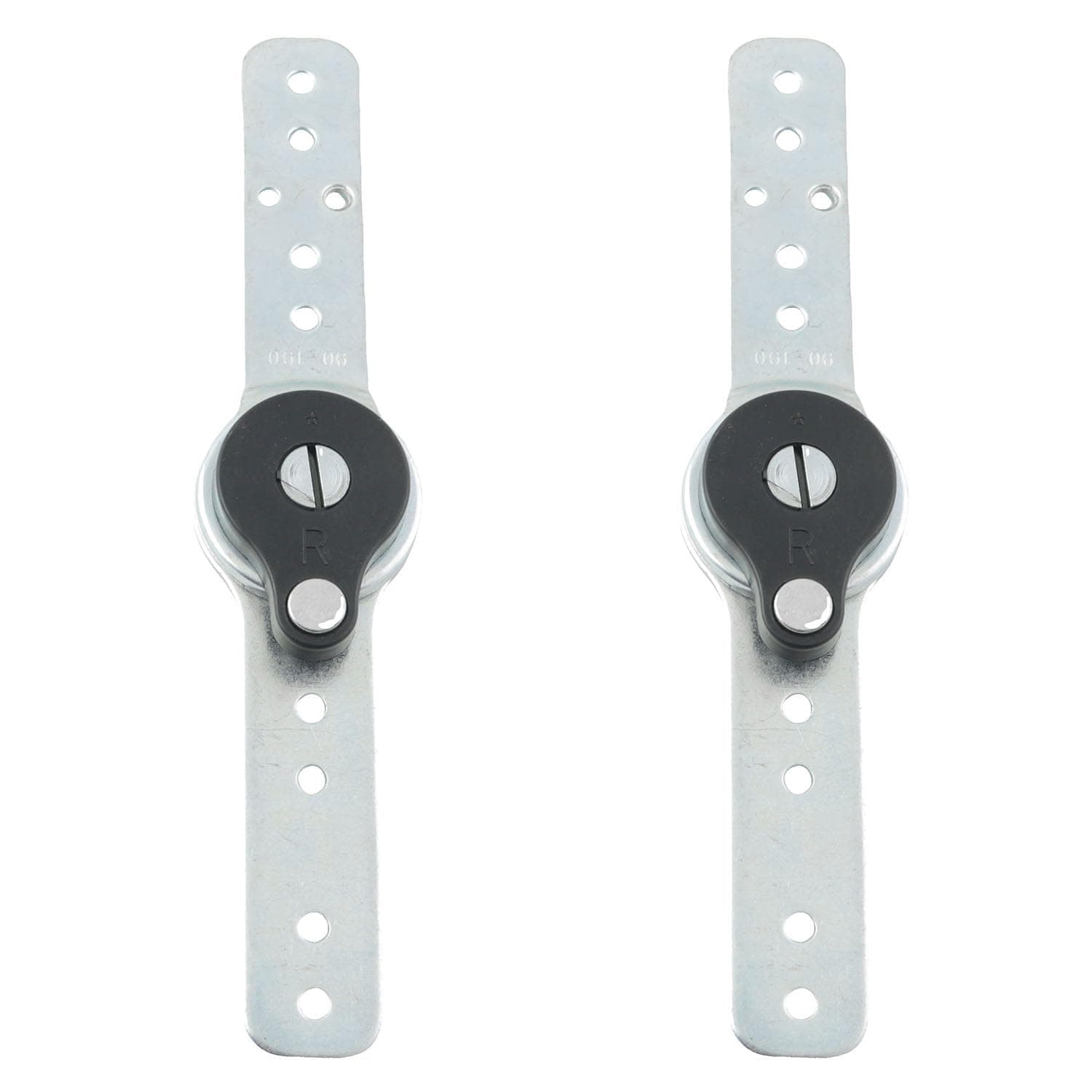 TAODAN 2PCS Sofa Function Adjustable Hinges Return 90 to 190 Degrees 10 Speeds Round Flat Smooth Steel Multi Angle Furniture Auto Reset Hinge for Bed Cabinet Recliner Gear Adjustment