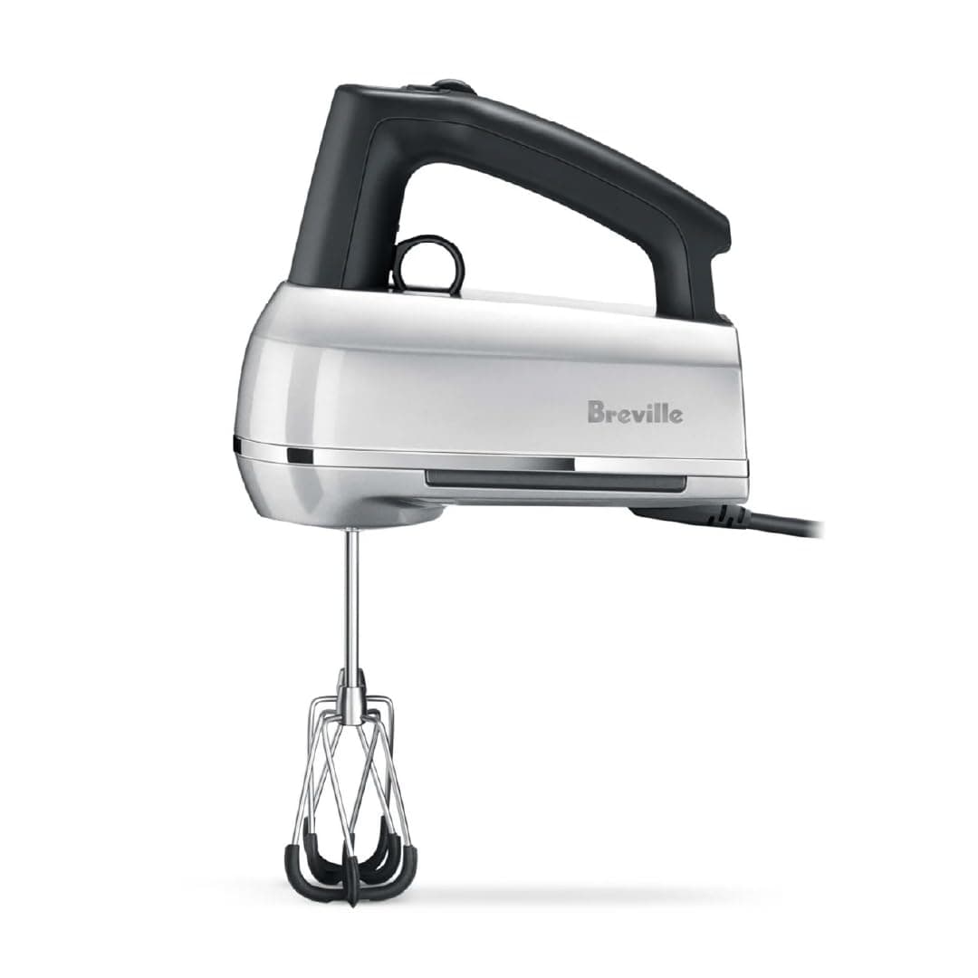 BHM800SIL Handy Mix Scraper Hand Mixer, Silver, 18/8 Stainless Steel