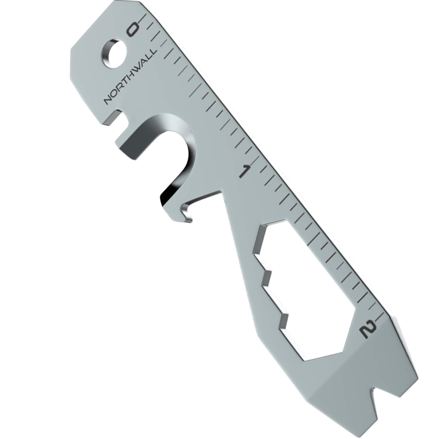 Northwall® 10-In-1 Multi Tool - Keychain Multitool (Bottle Opener - Screwdriver - Box Opener and more