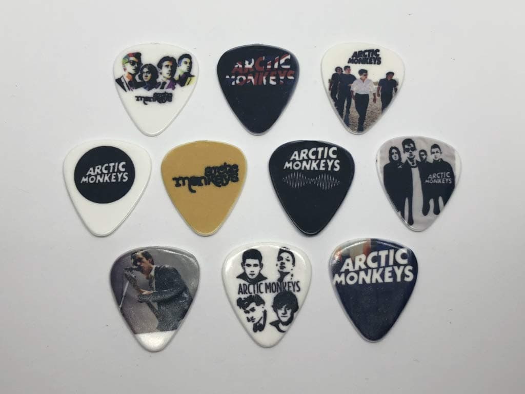 ARTIC MONKEYS Guitar Picks Set (10 picks/10 diferent designs)
