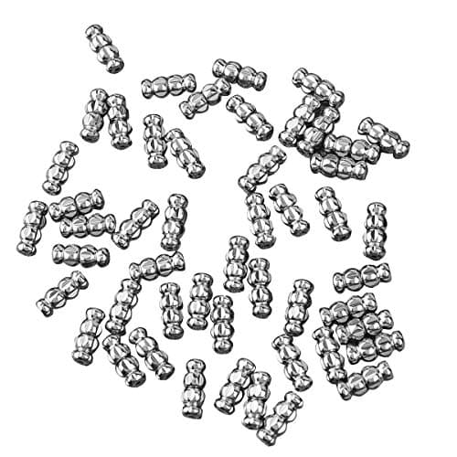 Sdootjewelry Barrel Clasps for Jewelry Making, 50Pcs Mini Beads Jewelry Screw Clasps Copper Screw Twist Clasps for DIY Necklace Bracelet Chain