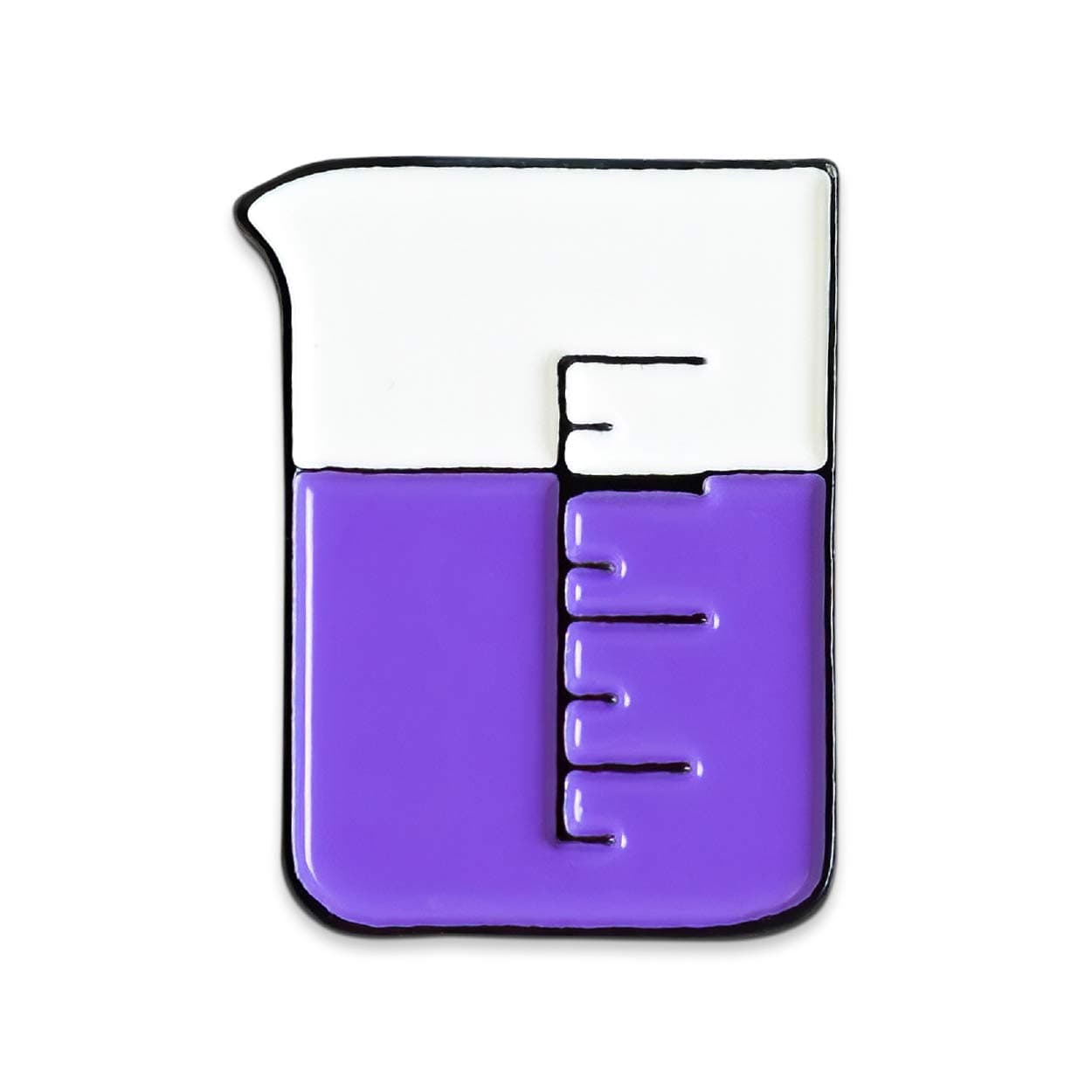 EvolveFISH Chemistry Beaker Lapel Pin - [1" Tall]
