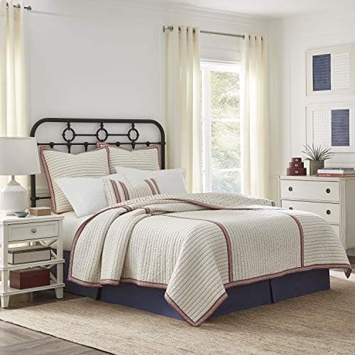 Southern Tide Alcott Pass Quilt, King, Cream