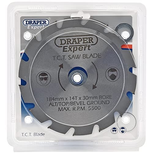 Draper 09497 TCT Nail Cutting Blade 184 x 30mm 14-Tooth