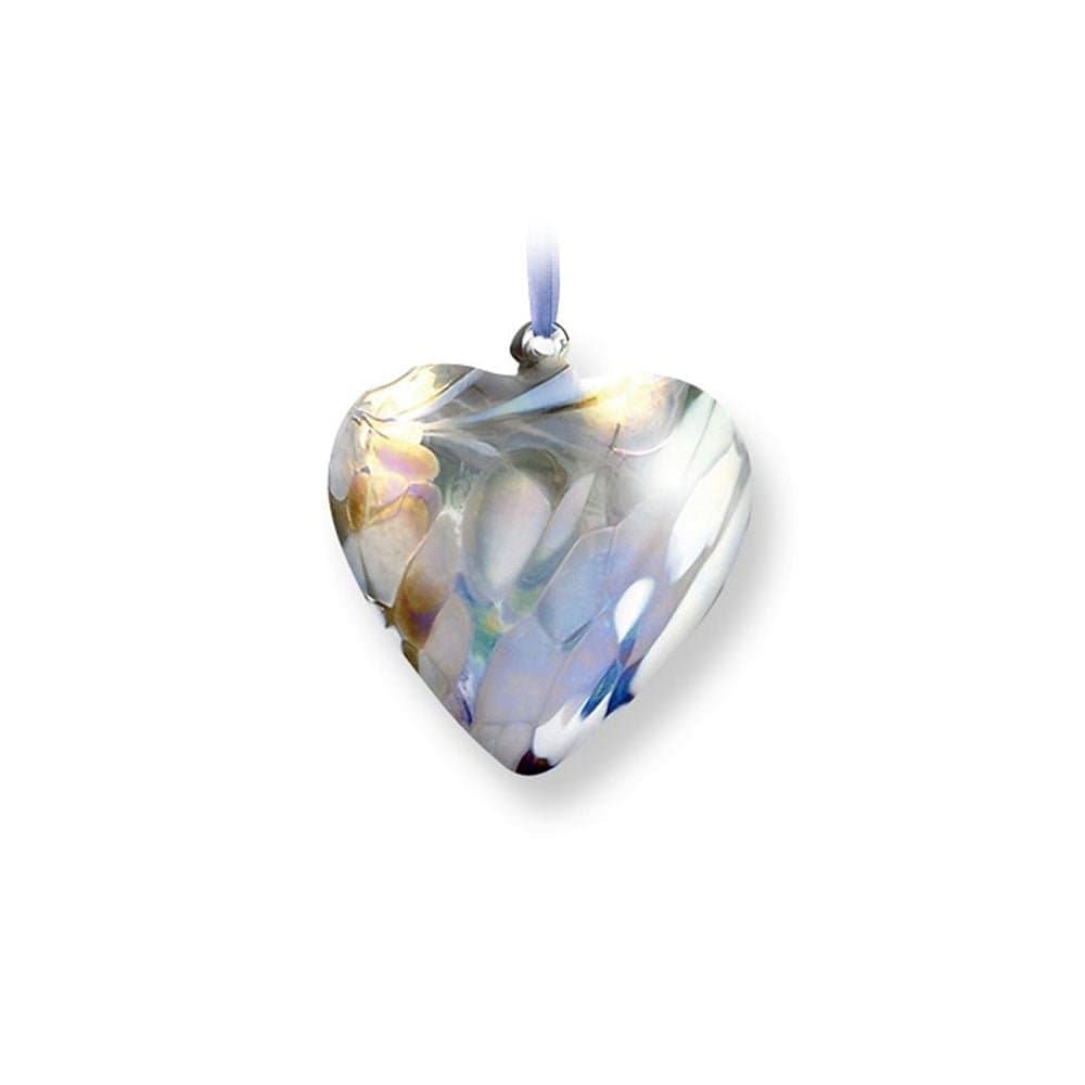 Nobile GlasswareBirth Gem Glass Heart - April