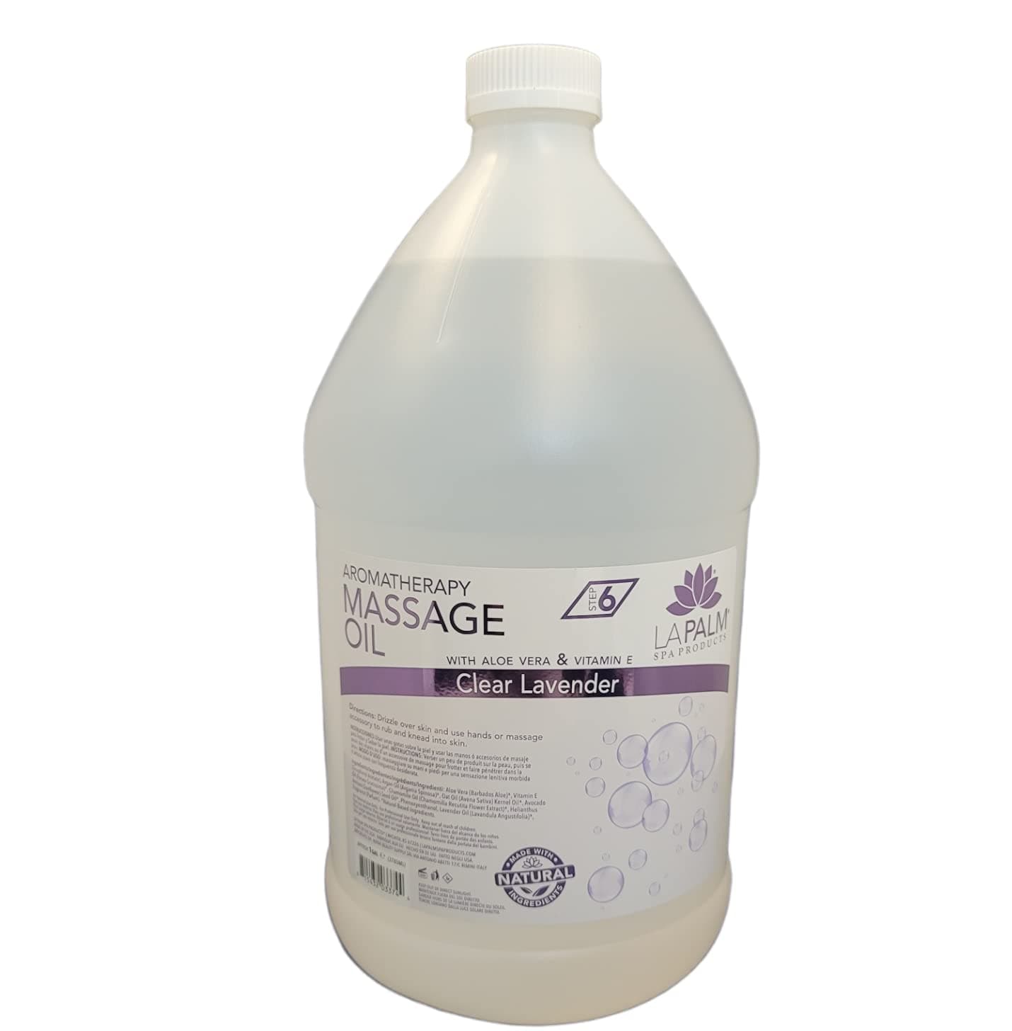 La Palm Spa Products Massage Oil - Lavender - 1 Gallon