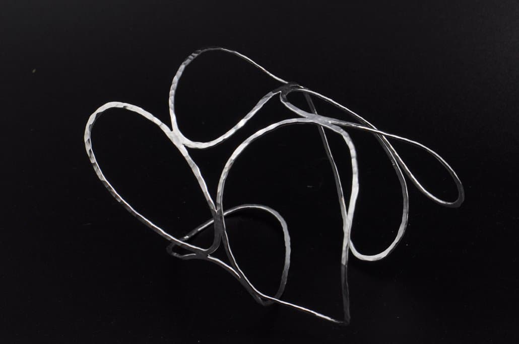 Georgia Charal Chunky Wire Cuff 925 Silver