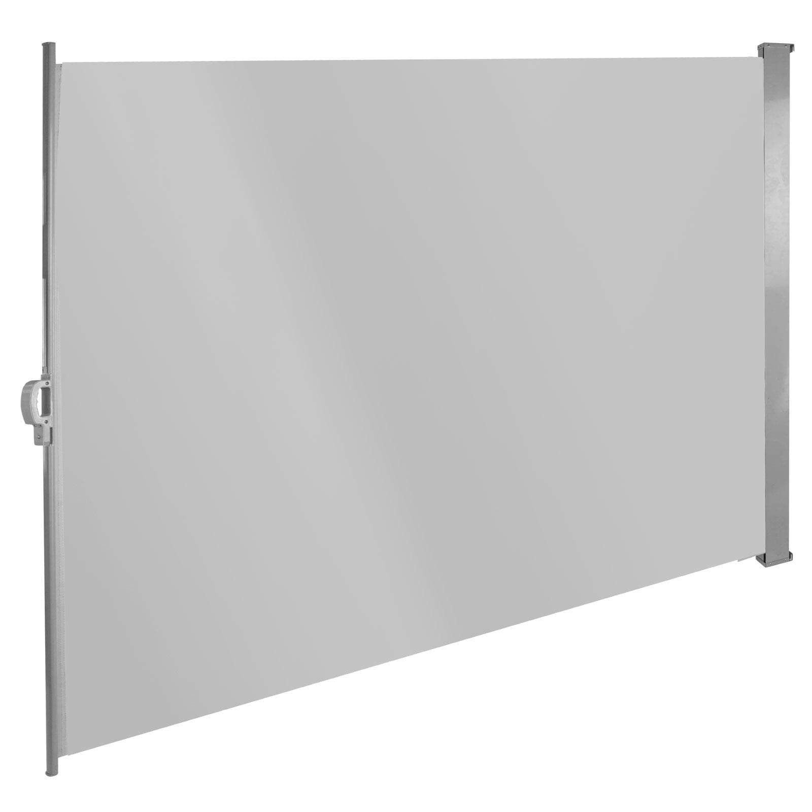 Gr8 Garden Grey Side Awning Windbreaker Sun shade Outdoor Patio Retractable Sun Blind Privacy Screen[160cm x 300cm]