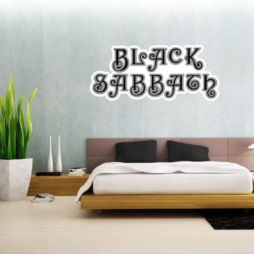 Black Sabbath Ozzy Osbourne Wall Graphic Decal Sticker 25" x 11"