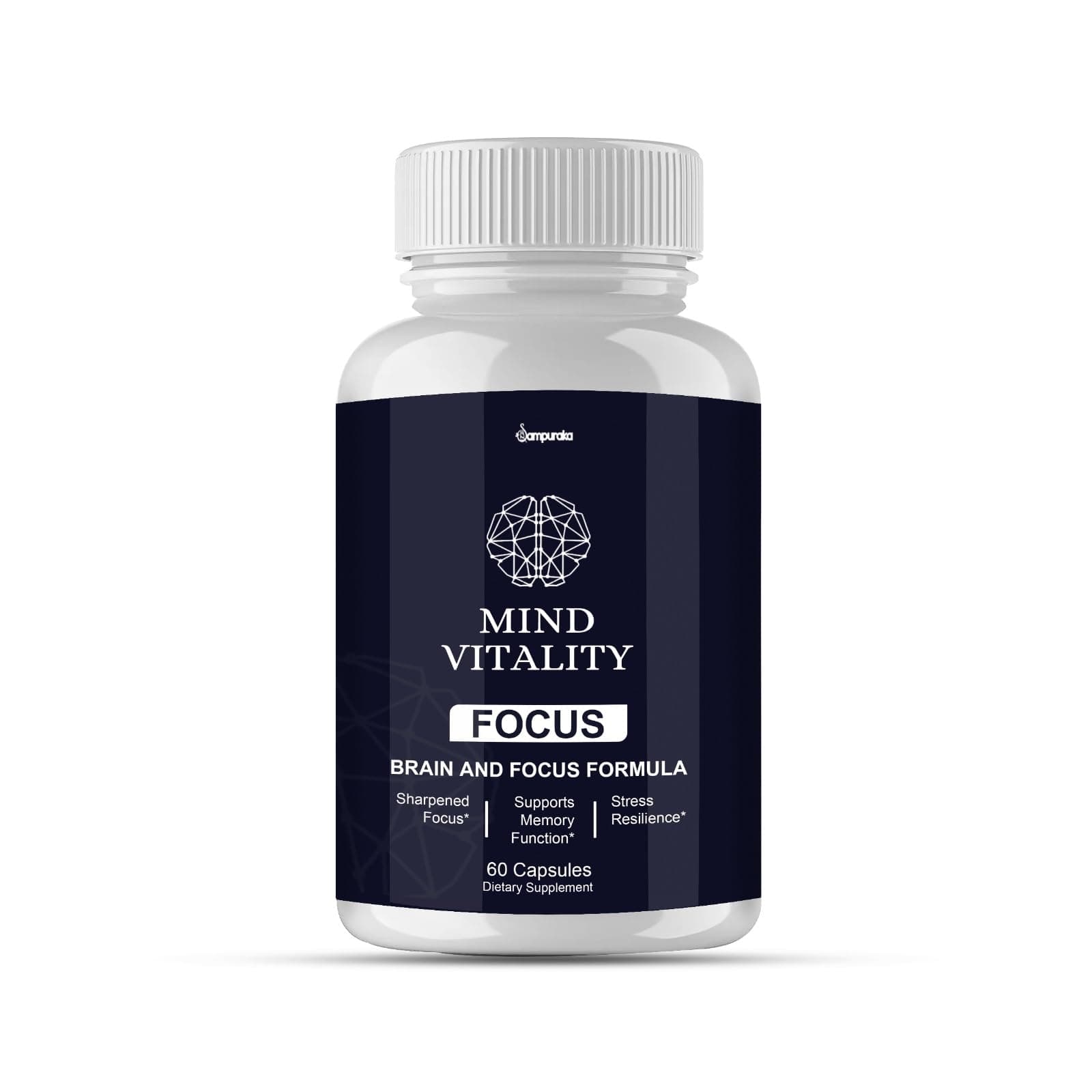 Mindvitality New Advanced Formula Supplement 1 Pack 30 Days Supply