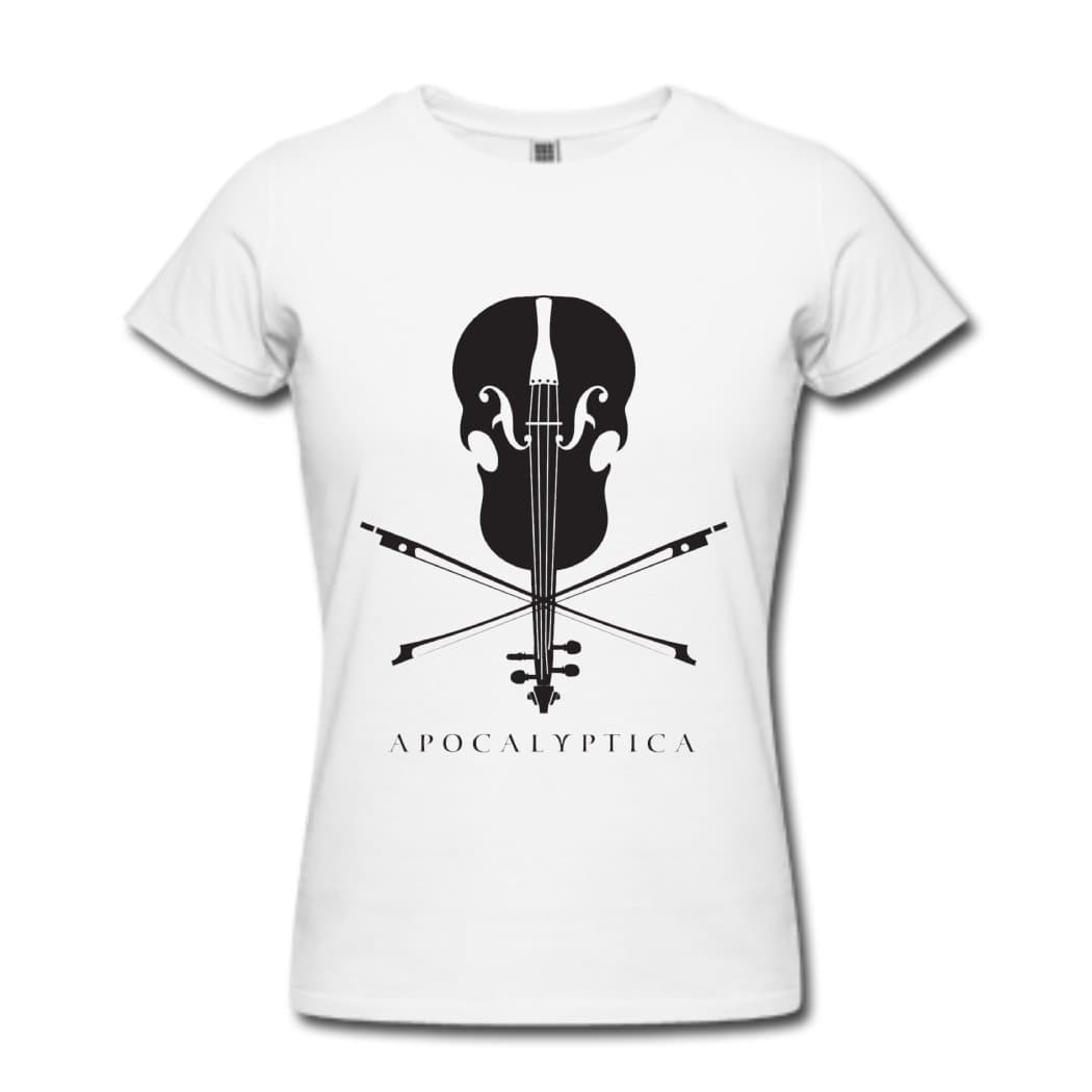 SNF Apocalyptica 2016 Shadowmaker Tour T Shirt for Women White