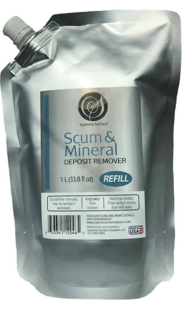 Supreme Surface Scum and Mineral Deposit Remover (1 Liter Refill Buddy)