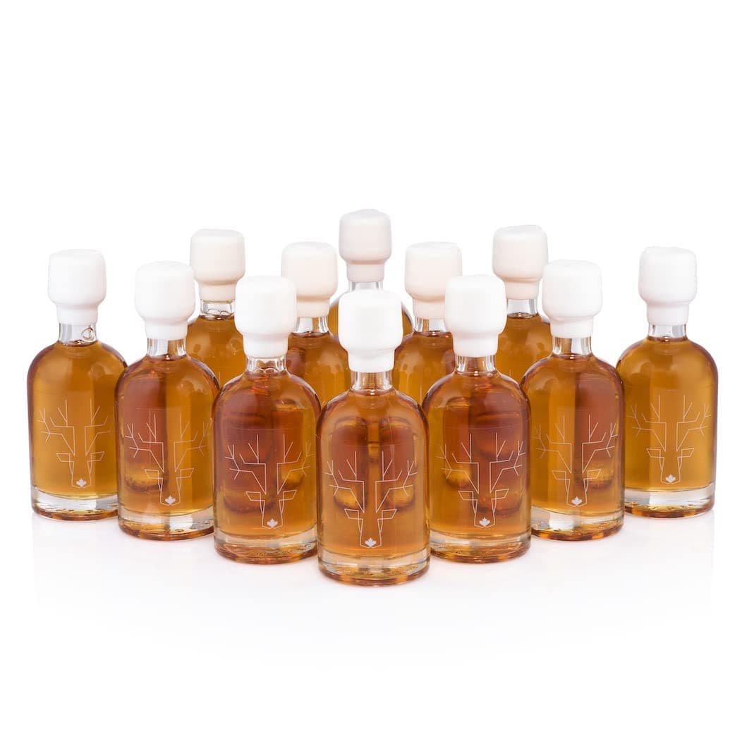 12 x 50 ml Escuminac Maple Syrup (Extra Rare, Amber-Rich Taste)