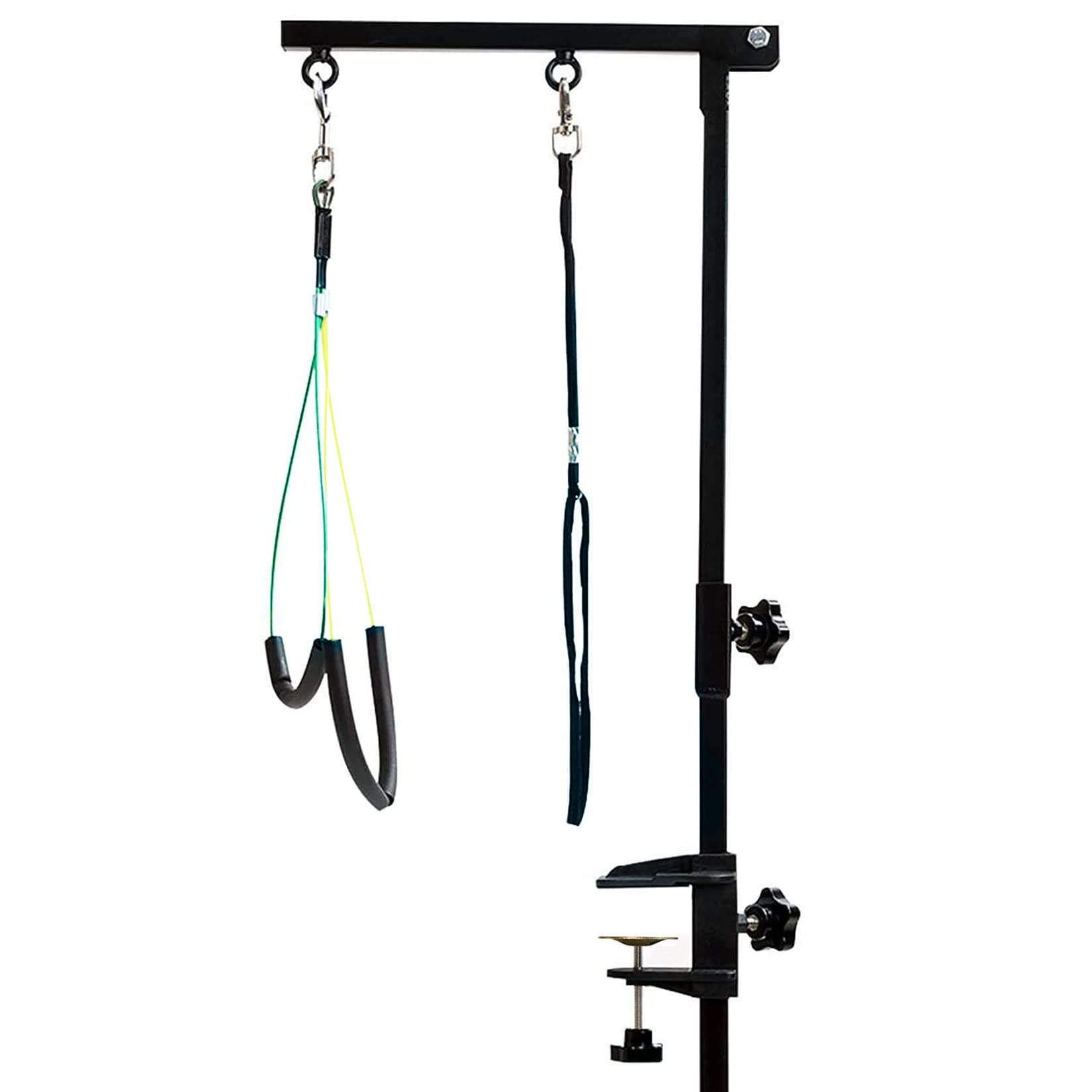 Dog Grooming Arm with Clamp, Dog Grooming Loop Noose and No Sit Haunch Holder for Small Pets, 35.4 Inches, Adjustable Height