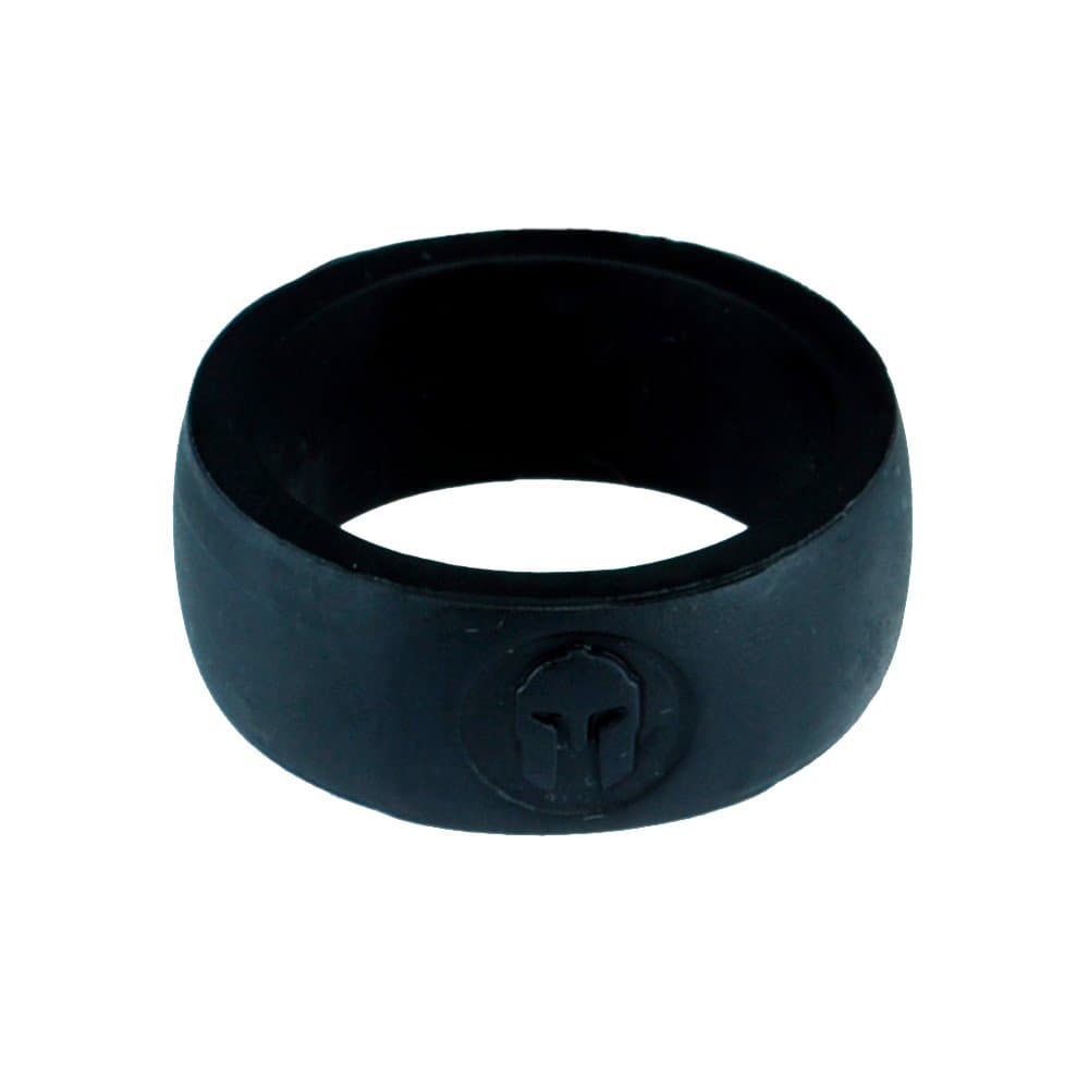 Kapowaii SPARTAN EDITION Men«s Silicone Wedding Rings, Band Ring for Finger, Resistant Durable Rings, Water, Work, Sport Activities, Premium Presentation, for an Active Person, Actual Lifestyle
