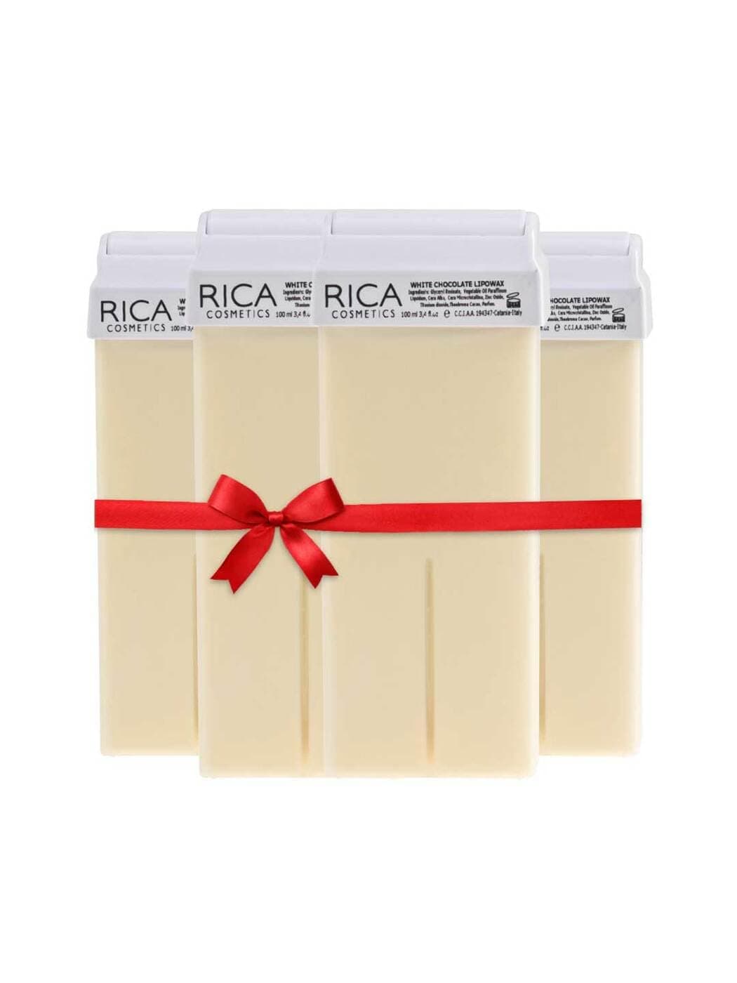Wax White Chocolate Roll-On Wax Kit - Set of 4 Refills, 100 ML - Made in Italy