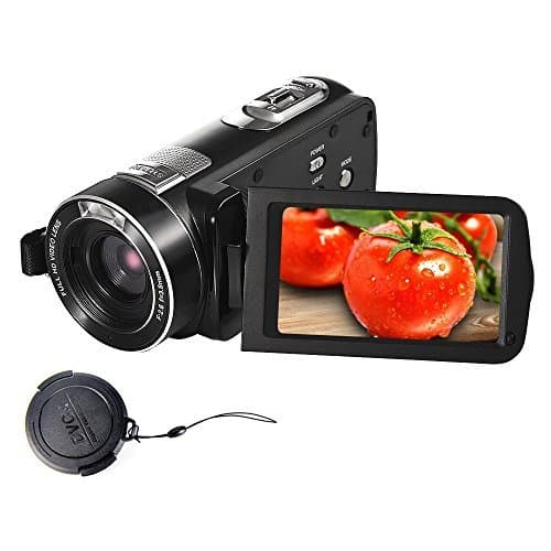 SEREE Camcorder FHD 1080P 24.0 MP Digital Camera HDMI Cable Included 16× Digital Zoom Handheld Portable Video Recording