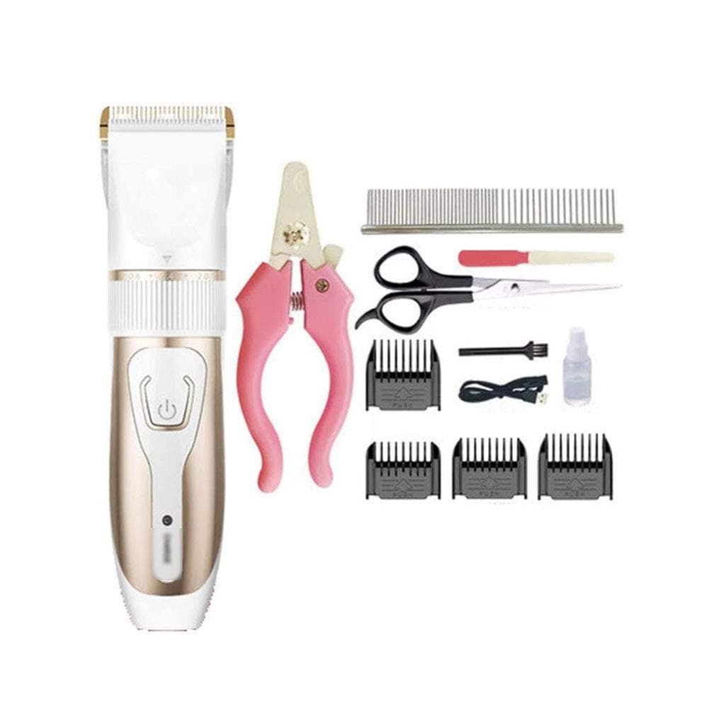 Zidao Schermaschine, Für Hunde Profi Hundeschermaschine Langhaar Schermaschine Hund Katze Haarschneidemaschine Für Hunde Katzen Leise Elektrische,Multi colored