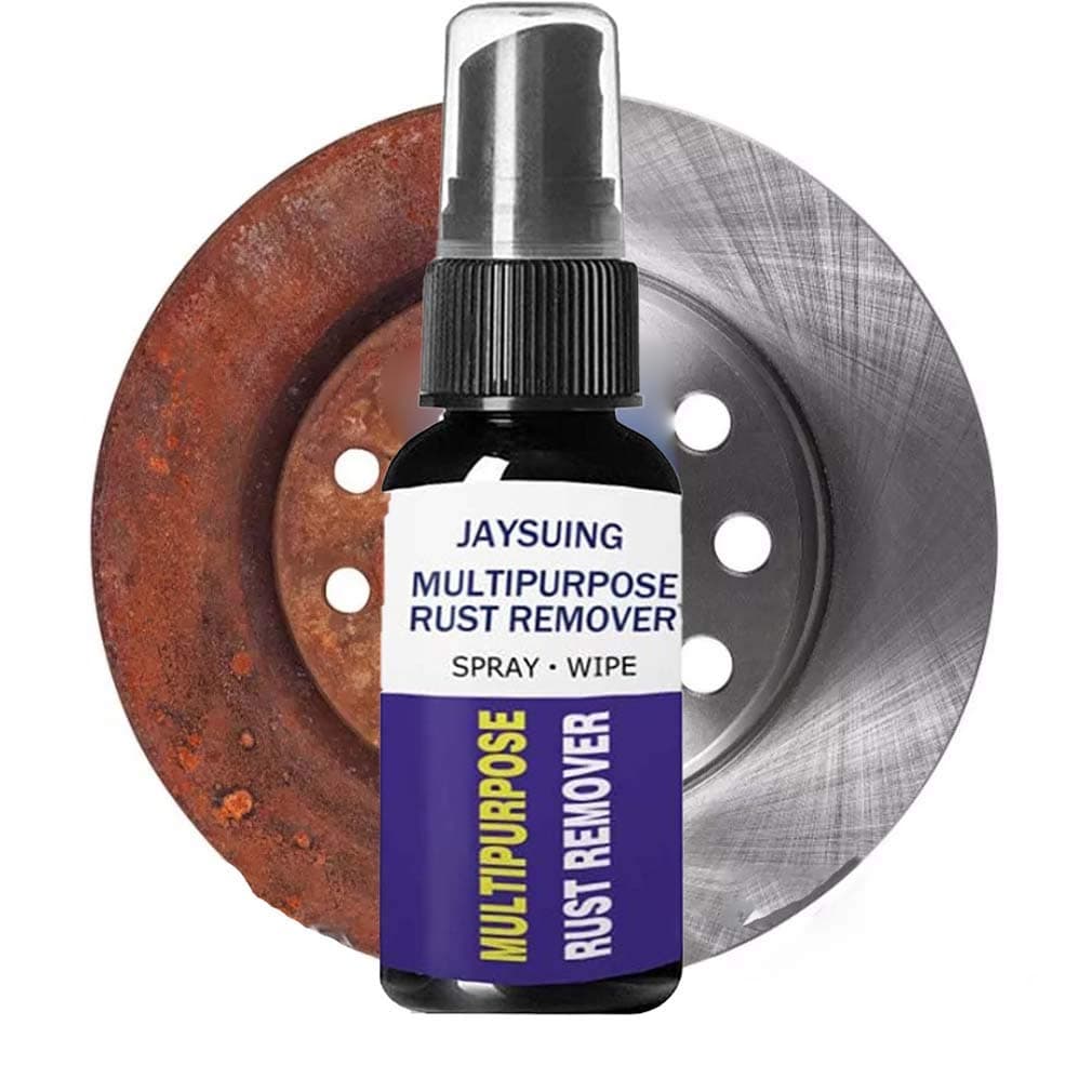 RustOut Instant Remover Spray 100ML - Rust Stain Remover - Easily Clean - For Metal Parts, Rollers, Door Hinges and Brake Parts, Anti Corrosion and Anti Rust, For RVs, Boats, Cars (A)