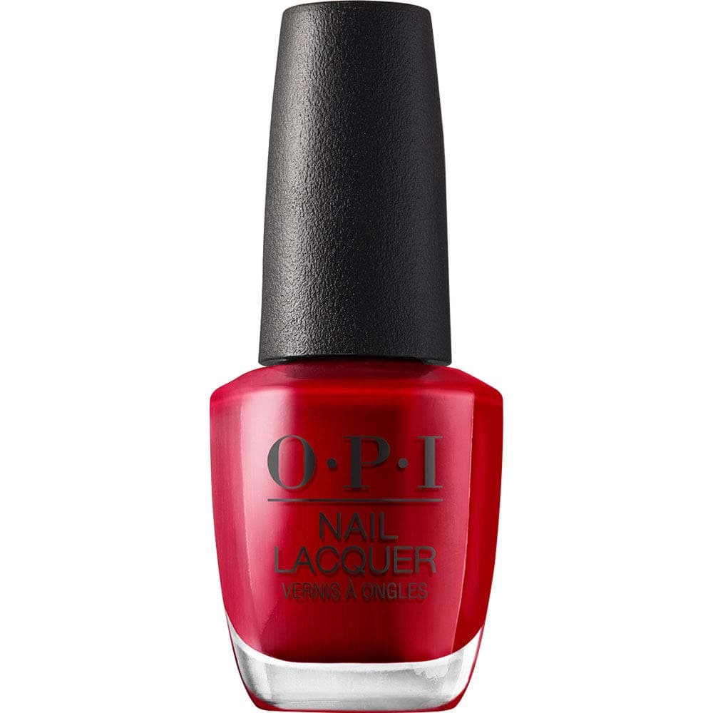 Classic Nail Lacquer, 7 Days Wear, Chip-resistant, High-Shine Color Nail Polish, Red Hot Rio, Red, 15ml