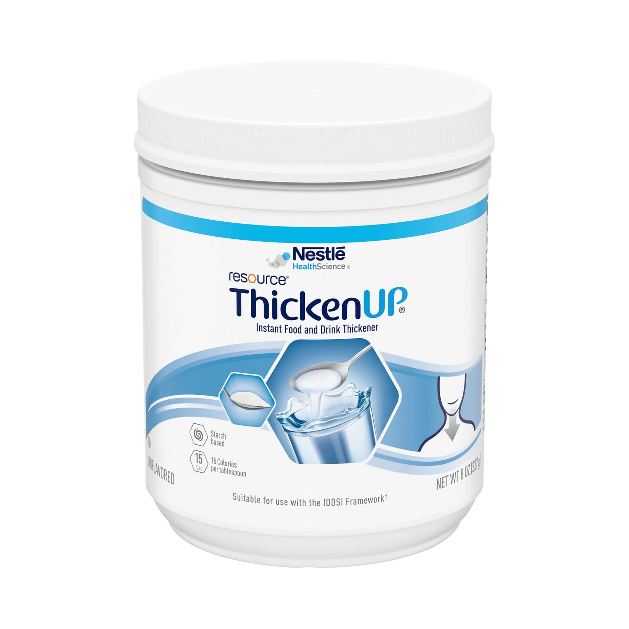 Resource ThickenUP Unflavored Instant Food and Drink Thickener, 8 Ounce Canister