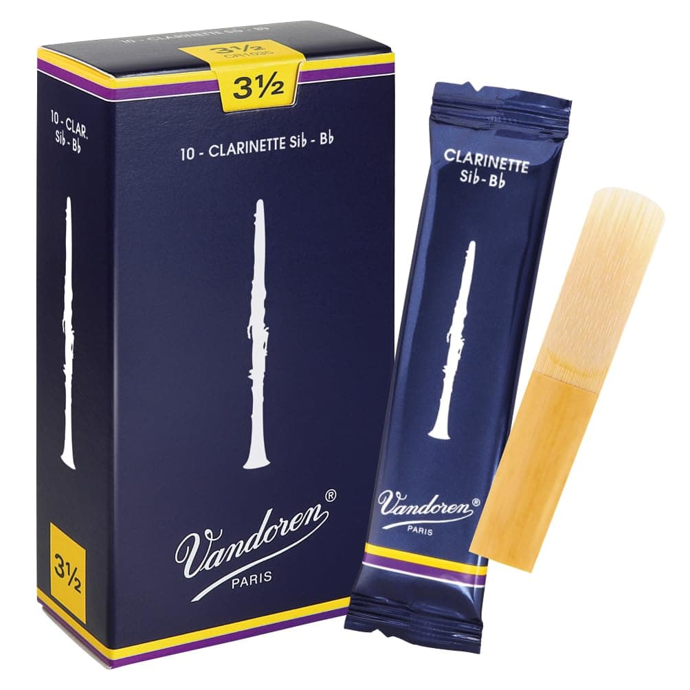 Vandoren CR1035 Traditional Bb Clarinet Reeds (Strength 3.5) (Pack of 10)