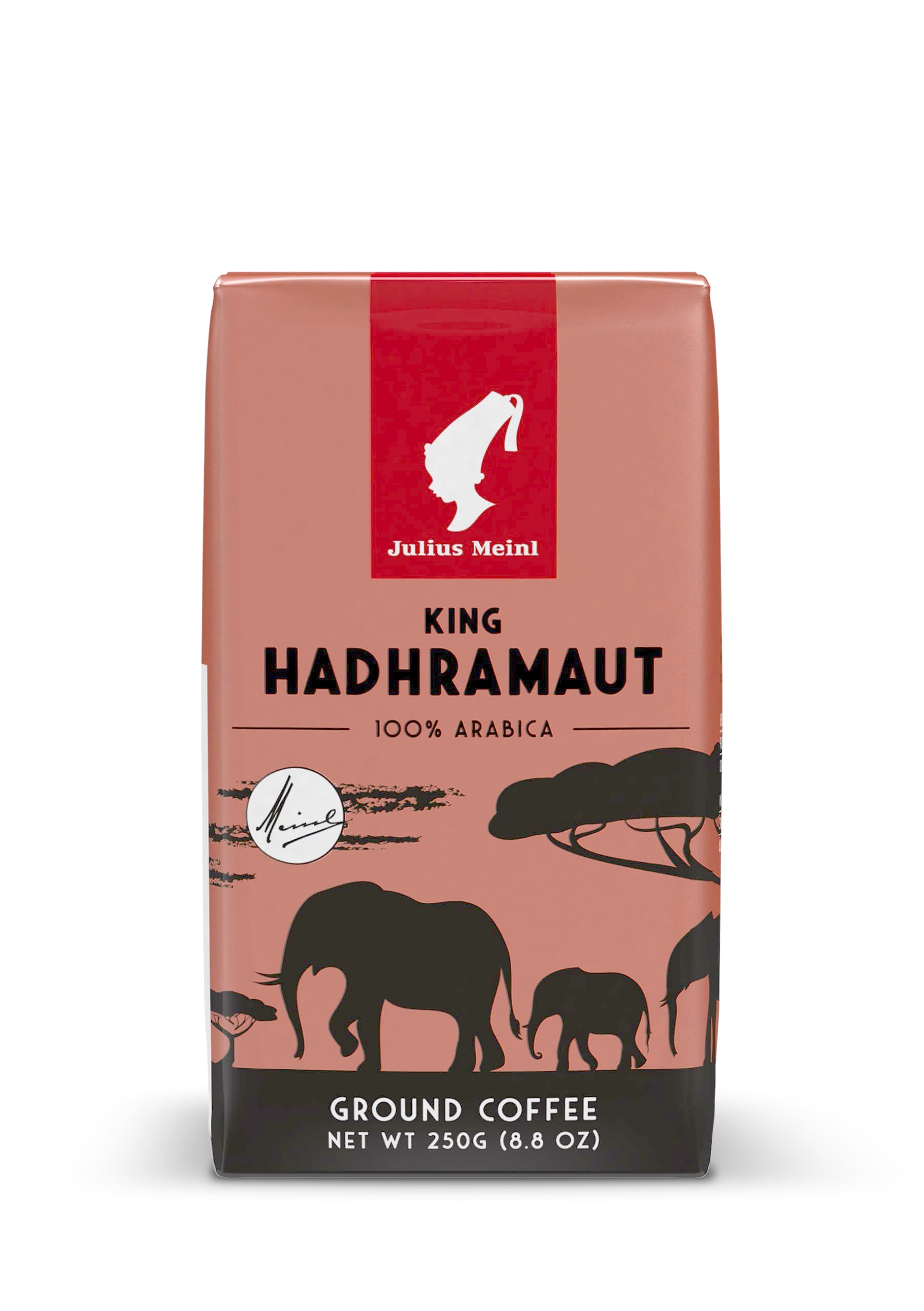 Poetry Collection King Hadhramaut Ground Coffee, 100% Arabica, Dark Roast, 250g