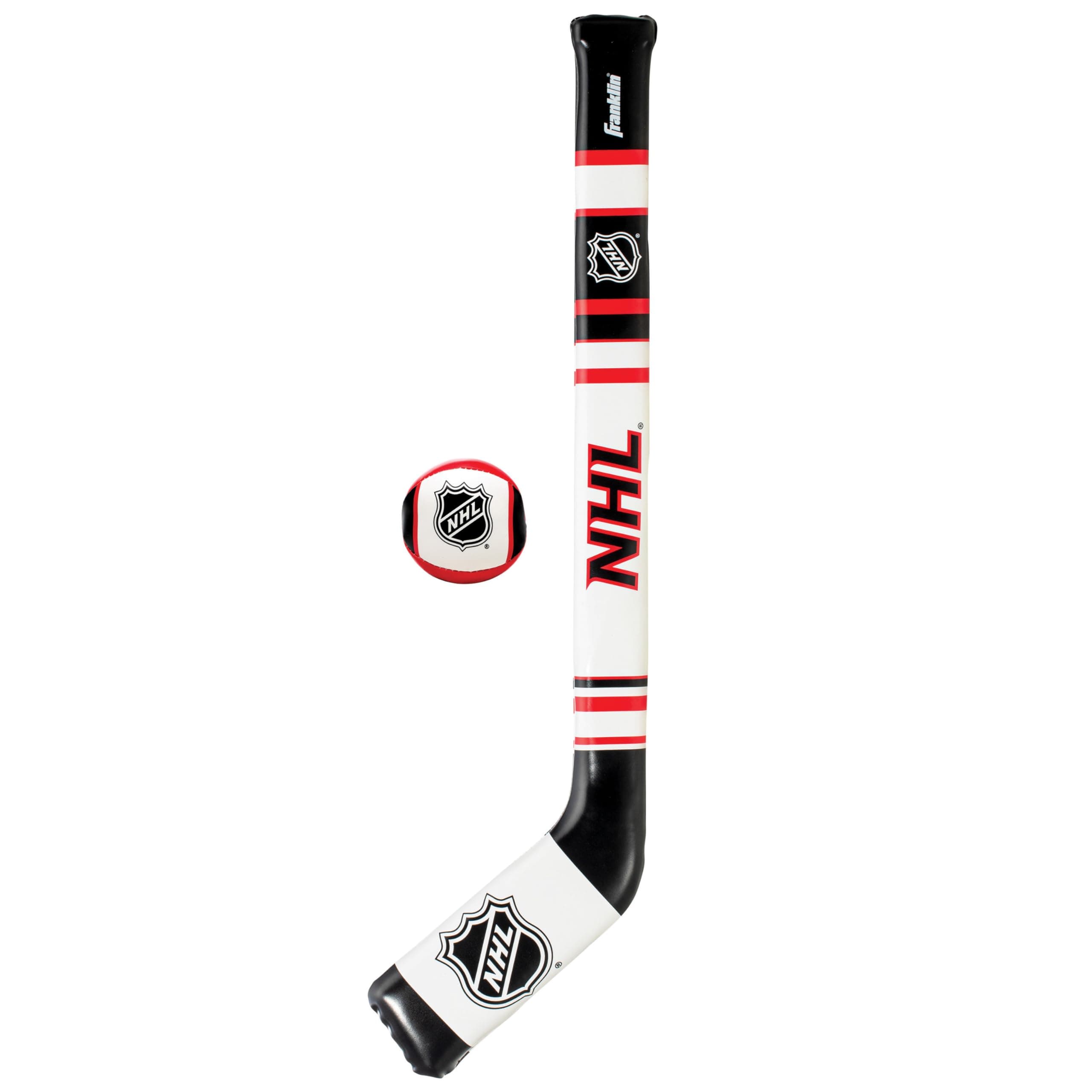 Franklin Sports NHL Kids Hockey Stick & Ball Set, Soft Sport Technology, 24.5 in, for Ages 3+
