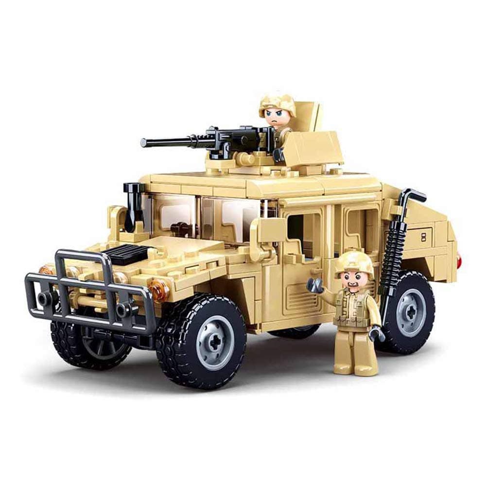 Military Vehicle Building Toy for Age 6 7 8 9 10 11 12+, Battle Brick, Compatible with Major Brand, Army Series Building Block with 2 Soldiers Figures (265 Pieces)
